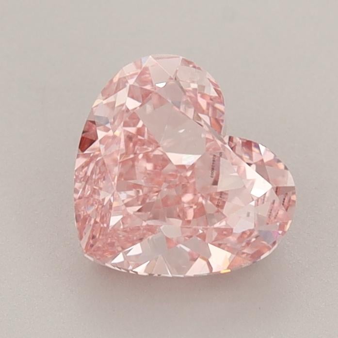 1.30 Ct. Fancy Intense  Pink Heart Lab Grown Diamond