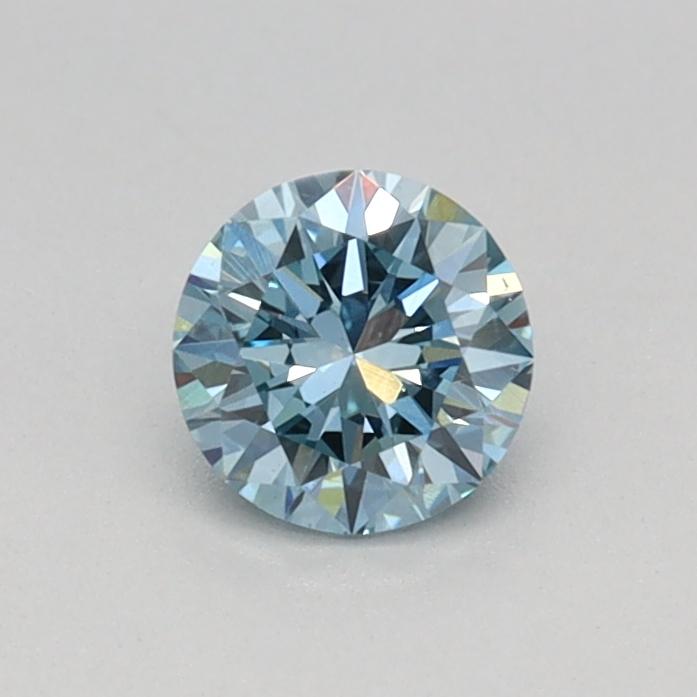 0.31 Ct. Fancy Intense Blue Round Lab Grown Diamond