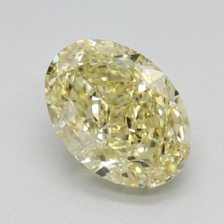 1.14 Ct. Fancy Intense Yellow Oval Lab Grown Diamond