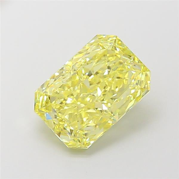 2.52 Ct. Fancy Intense Yellow Radiant Lab Grown Diamond