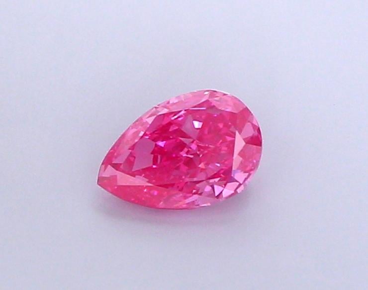 1.09 Ct. Fancy Vivid Pink Pear Lab Grown Diamond