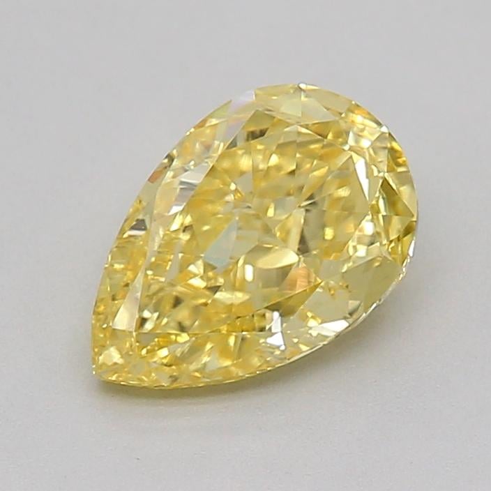 1.04 Ct. Fancy Intense  Yellow Pear Lab Grown Diamond