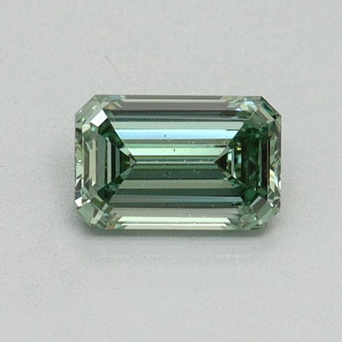0.47 Ct. Fancy Vivid Green Emerald Lab Grown Diamond