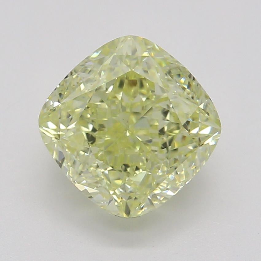 1.21 Ct. Fancy Light Yellow Cushion Diamond