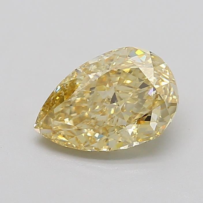 2.06 Ct. Fancy  Yellow Pear Lab Grown Diamond