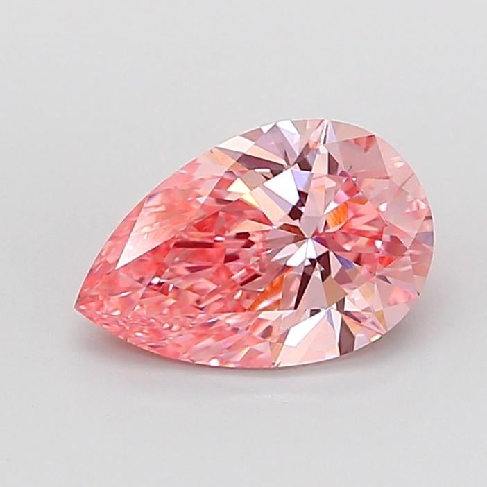 2.04 Ct. Fancy Vivid Pink Pear Lab Grown Diamond