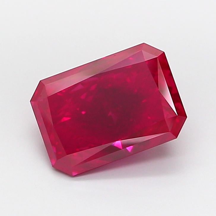 5.22 Ct. Fancy Red Radiant Lab Grown Diamond