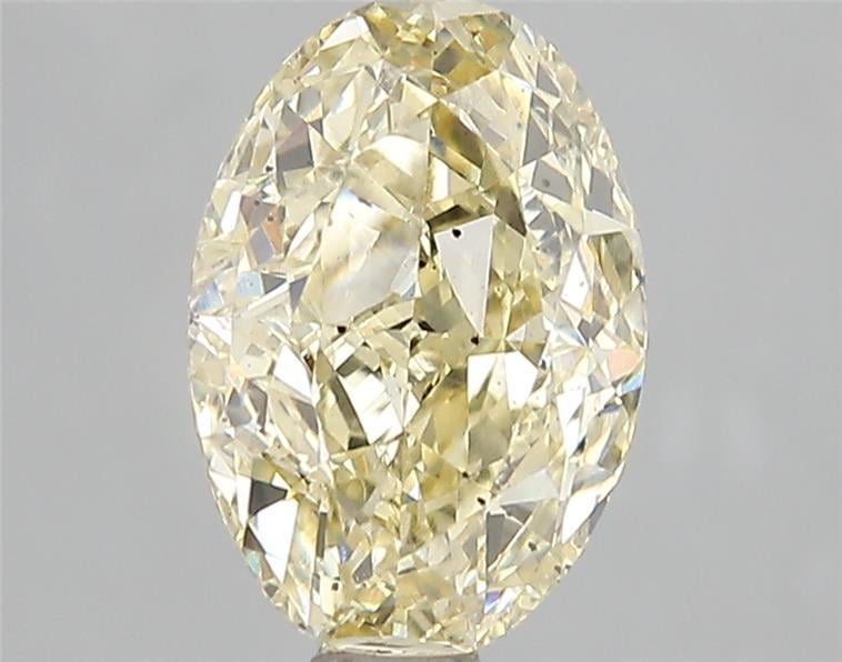 2.51 Ct. Fancy Intense Yellow Oval Lab Grown Diamond
