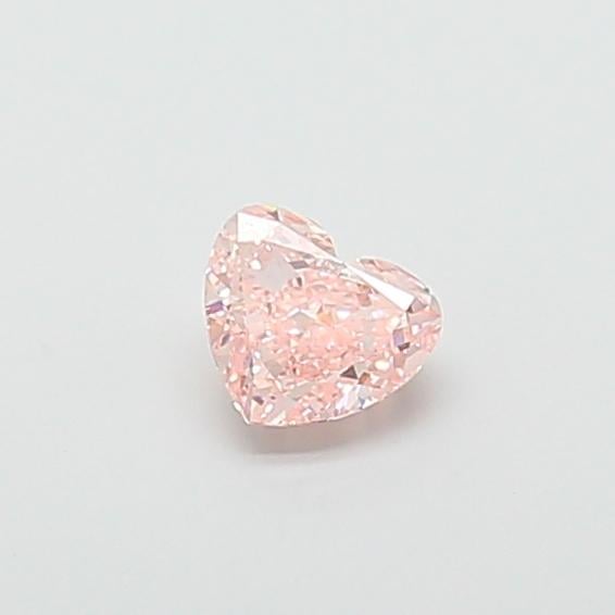 0.81 Ct. Fancy Intense  Pink Heart Lab Grown Diamond