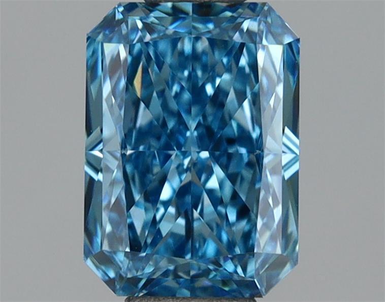 1.14 Ct. Fancy Vivid Blue Radiant Lab Grown Diamond