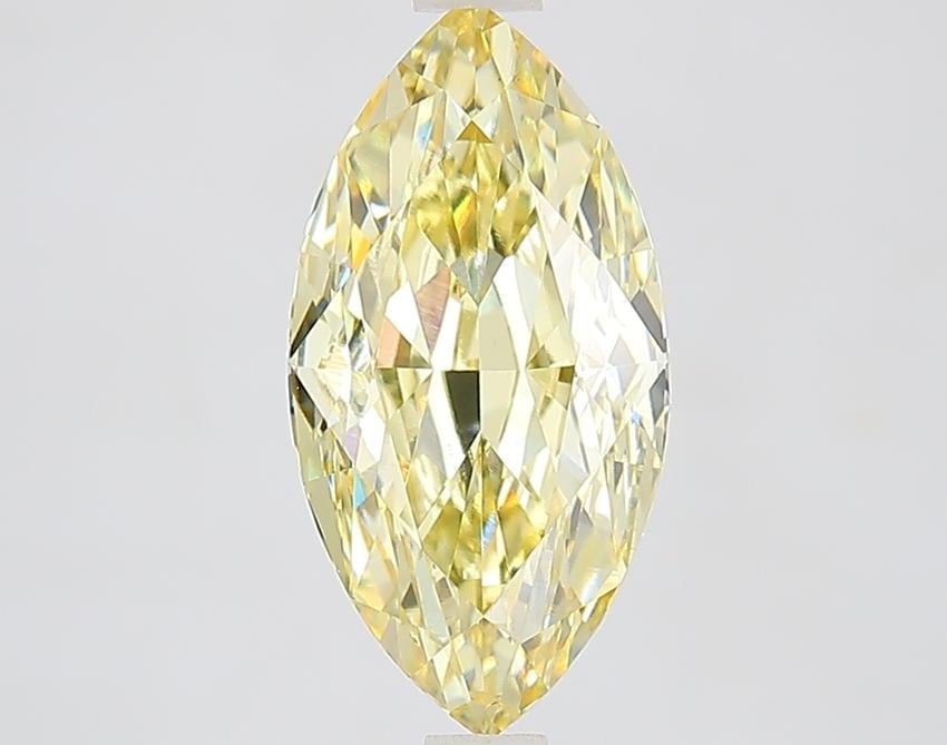 2.79 Ct. Fancy Yellow Marquise Lab Grown Diamond