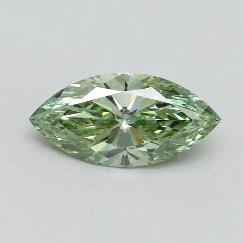 1.01 Ct. Fancy Vivid Green Marquise Lab Grown Diamond