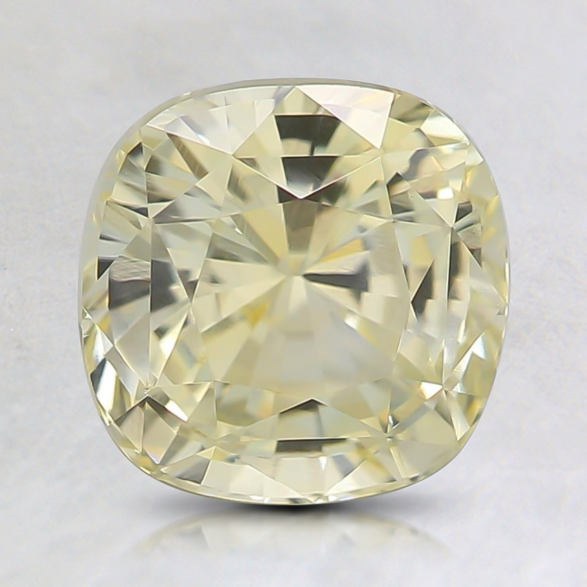 7.4mm Premium Yellow Cushion Sapphire