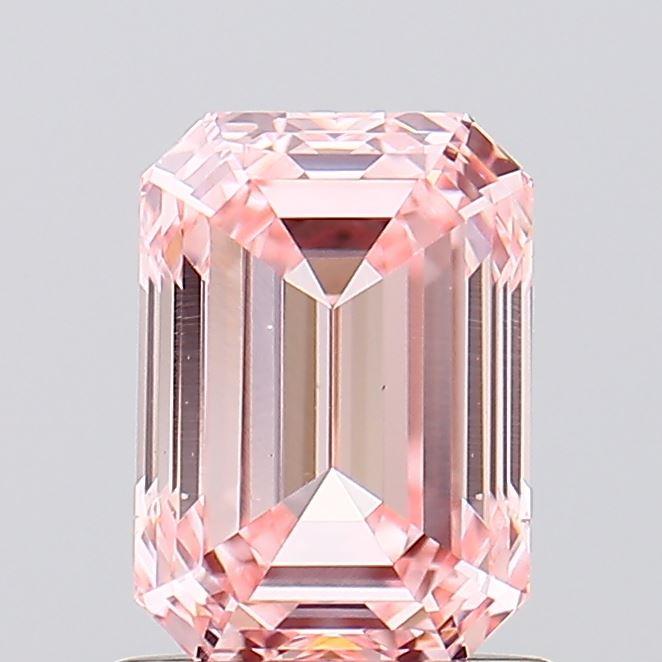 1.03 Ct. Fancy Intense Pink Emerald Lab Grown Diamond