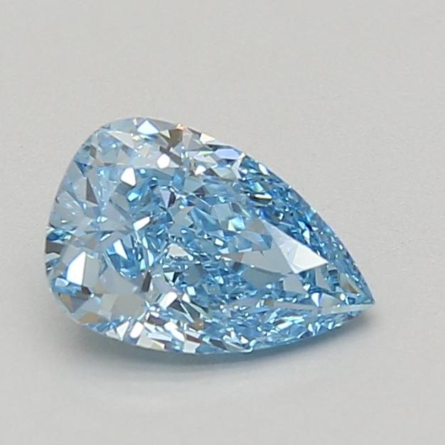 1.10 Ct. Fancy Vivid Blue Pear Lab Grown Diamond