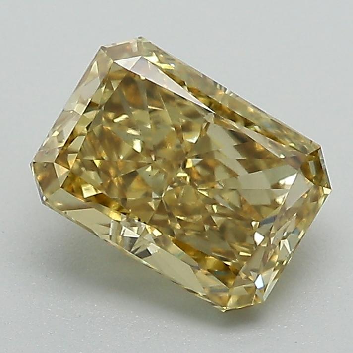 1.59 Ct. Fancy Vivid Yellow Radiant Lab Grown Diamond