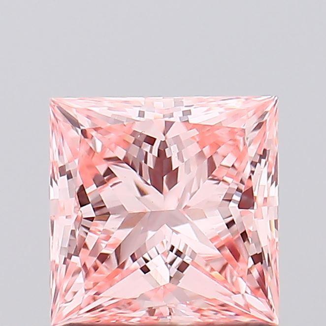 1.02 Ct. Fancy Vivid Pink Princess Lab Grown Diamond