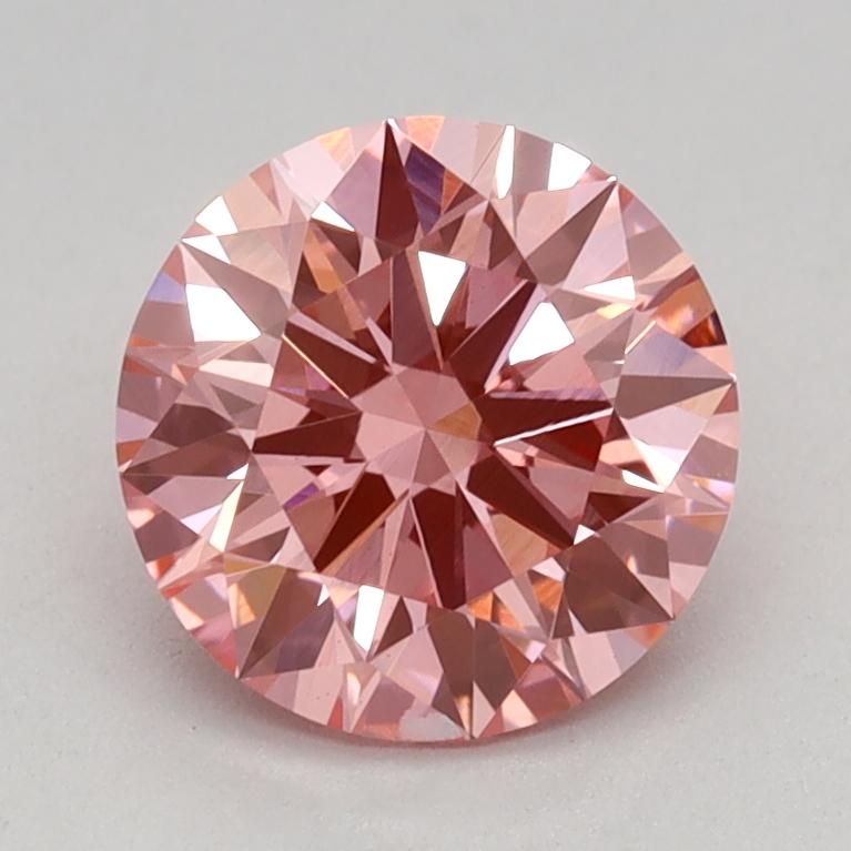 1.10 Ct. Fancy Vivid Pink Round Lab Grown Diamond