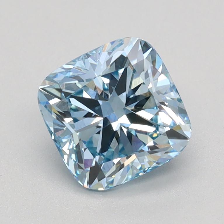 1.05 Ct. Fancy Intense Blue Cushion Lab Grown Diamond