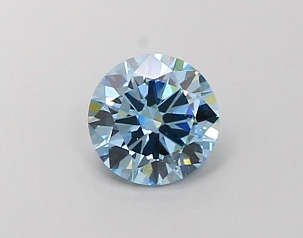 1.0 Ct. Fancy Vivid Blue Round Lab Grown Diamond