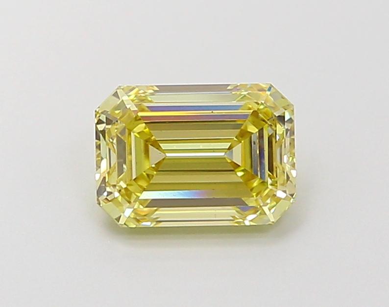 1.19 Ct. Fancy Yellow Emerald Lab Grown Diamond