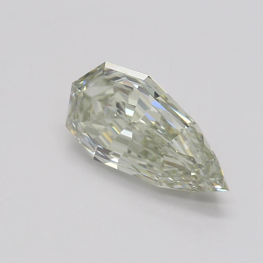 1.12 Ct. Fancy Gray-Greenish Yellow Pear Diamond