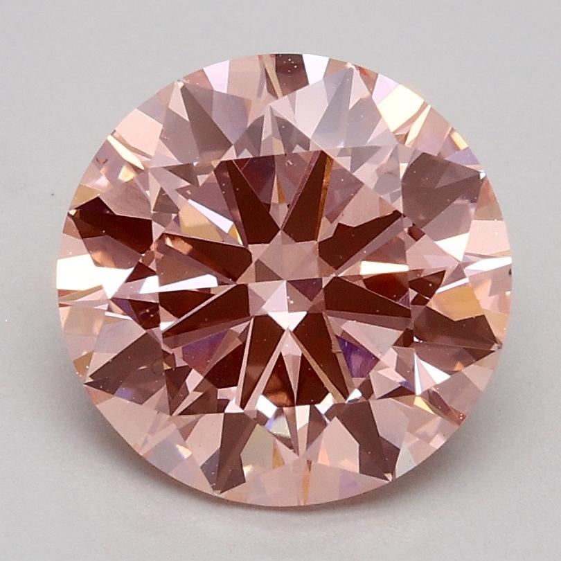 1.81 Ct. Fancy Intense Pink Round Lab Grown Diamond