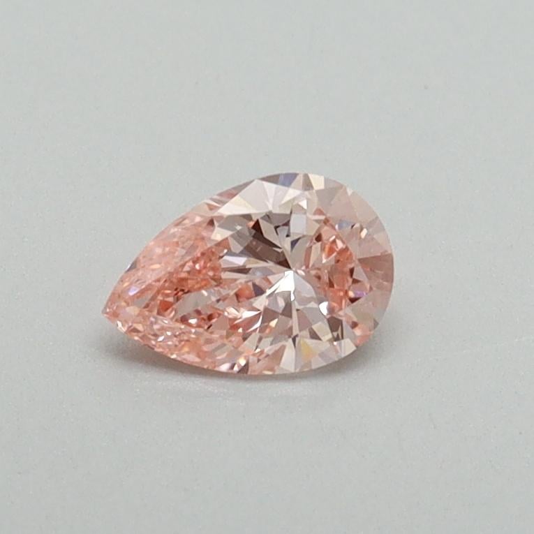0.30 Ct. Fancy Vivid Pink Pear Lab Grown Diamond