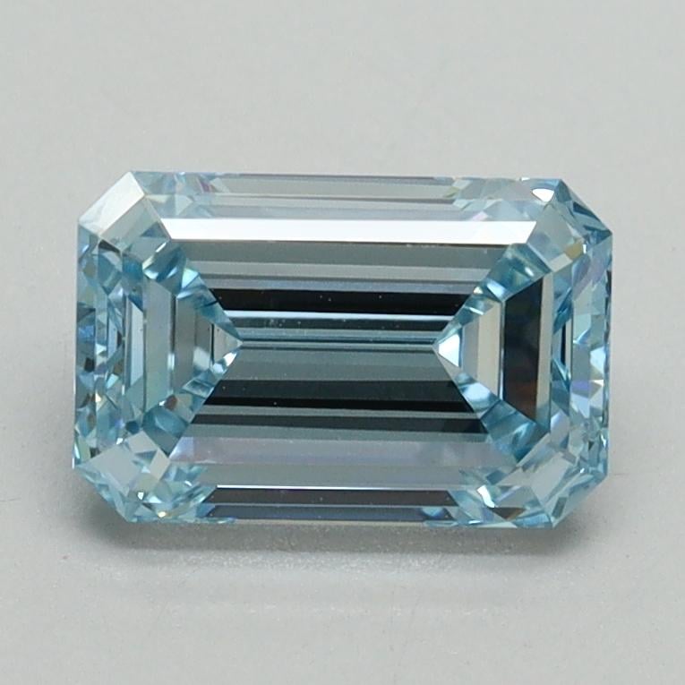 1.51 Ct. Fancy Intense Blue Emerald Lab Grown Diamond
