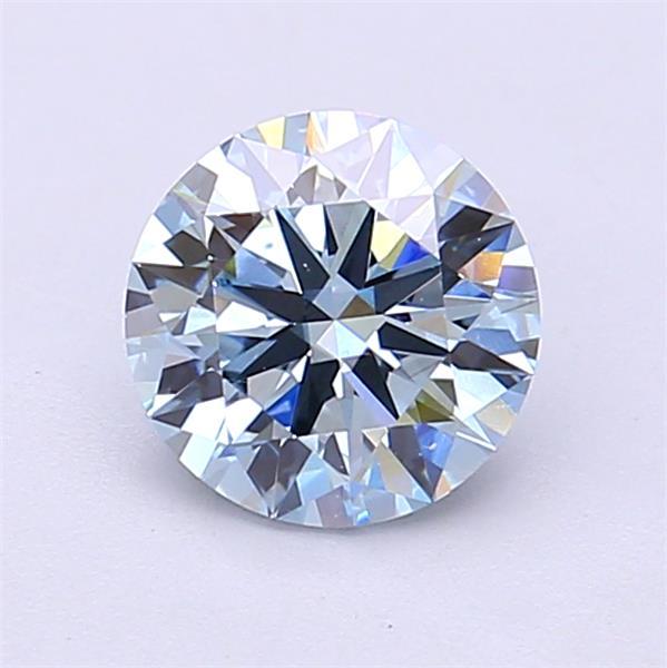 1.09 Ct. Fancy Intense  Blue Round Lab Grown Diamond