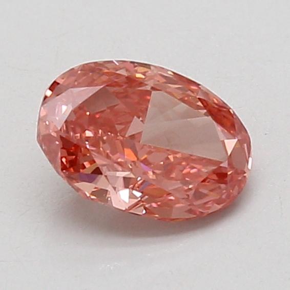 1.01 Ct. Fancy Vivid Pink Oval Lab Grown Diamond