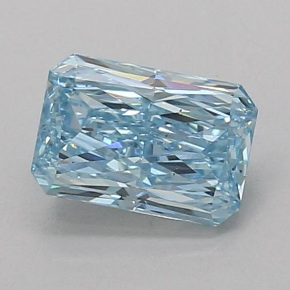 1.06 Ct. Fancy Vivid Blue Radiant Lab Grown Diamond