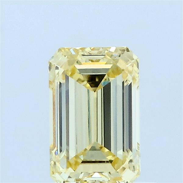 0.83 Ct. Fancy Yellow Emerald Lab Grown Diamond