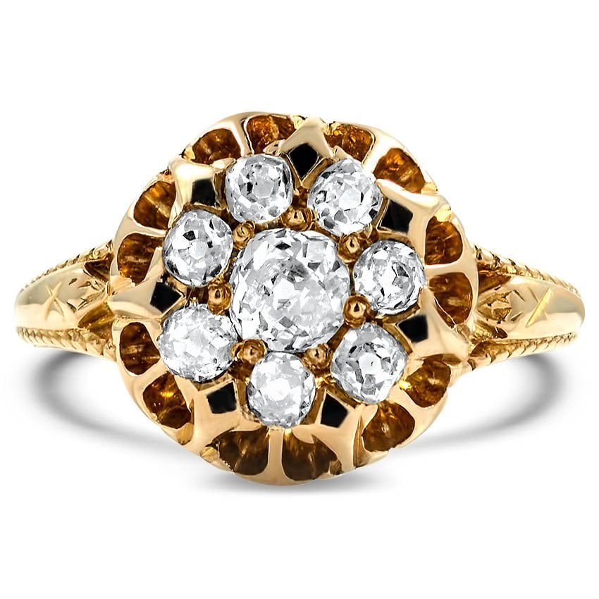 Victorian Diamond Cocktail Ring