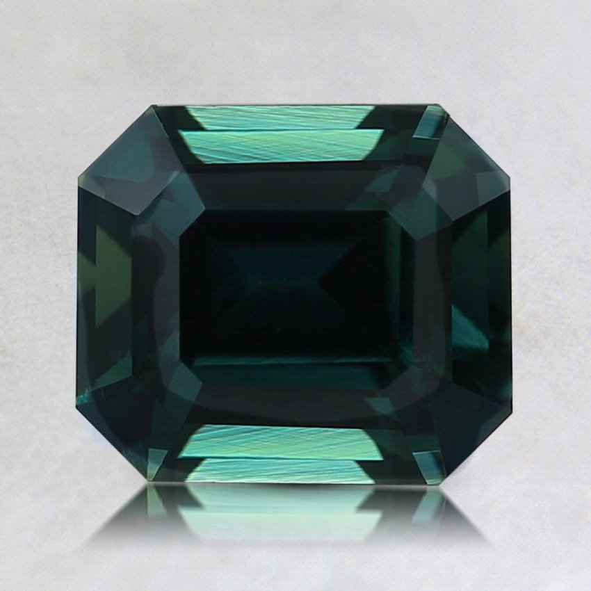 7.5x6.5mm Unheated Teal Emerald Sapphire | STSL7.5X6.5ECU_1