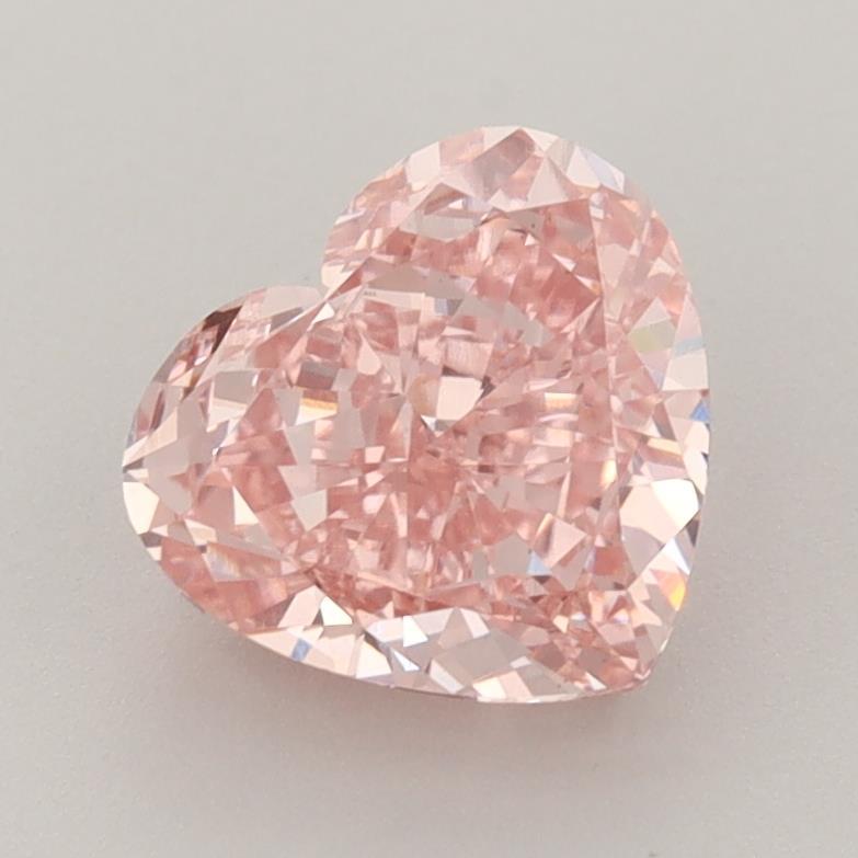 2.05 Ct. Fancy Vivid Pink Heart Lab Grown Diamond