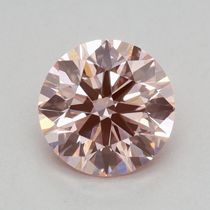 0.57 Ct. Fancy Intense Pink Round Lab Grown Diamond