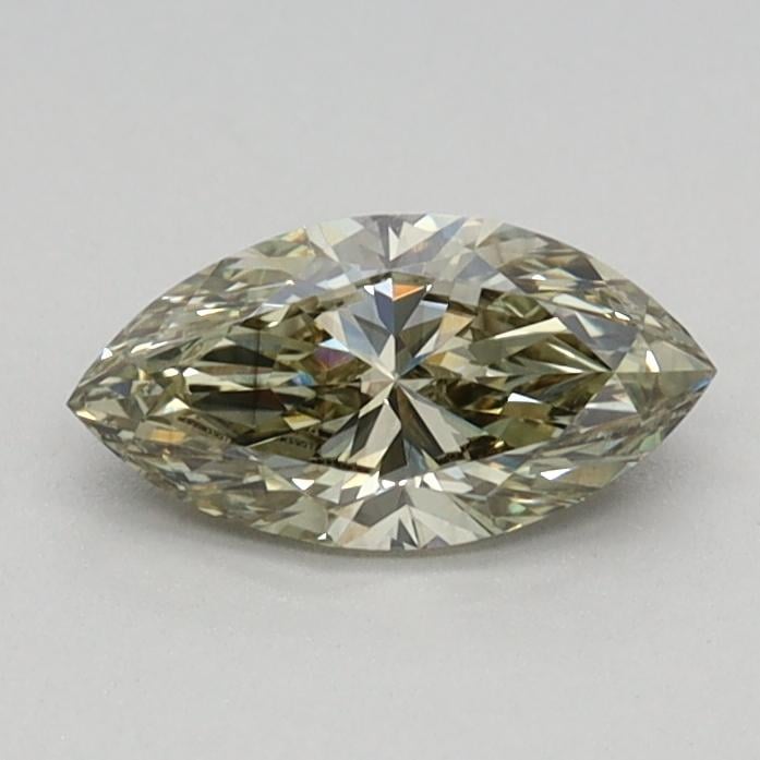 0.40 Ct. Fancy Intense Grayish Green Marquise Lab Grown Diamond