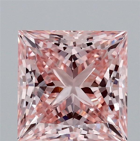 2.59 Ct. Fancy Intense Pink Princess Lab Grown Diamond