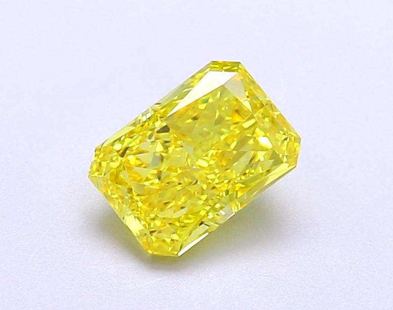 1.04 Ct. Fancy Vivid Yellow Radiant Lab Grown Diamond