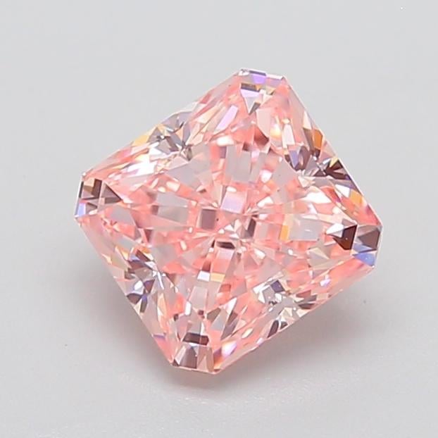 2.81 Ct. Fancy Vivid Pink Radiant Lab Grown Diamond