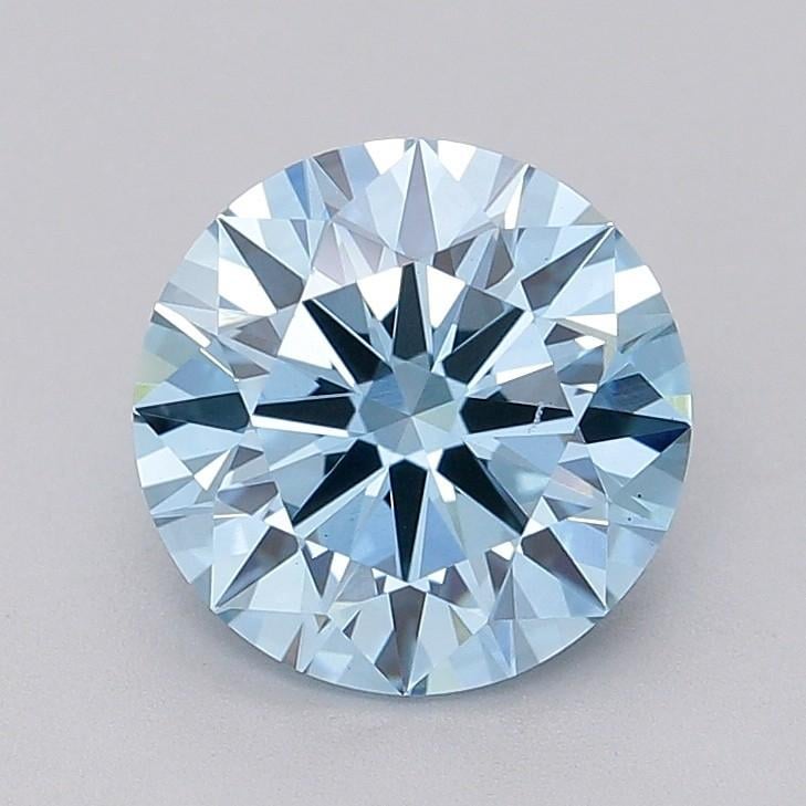 2.50 Ct. Fancy Vivid  Blue Round Lab Grown Diamond