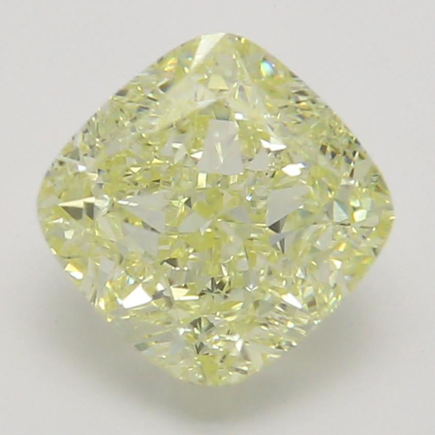 1.10 Ct. Fancy Light Yellow Cushion Diamond