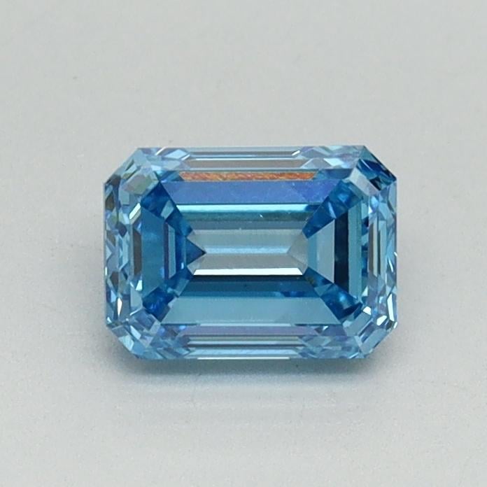 0.70 Ct. Fancy Vivid Blue Emerald Lab Grown Diamond