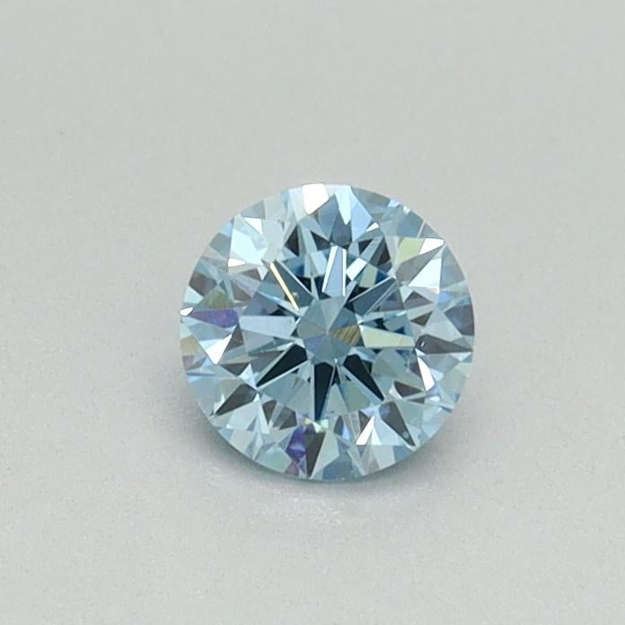 0.33 Ct. Fancy Vivid Blue Round Lab Grown Diamond