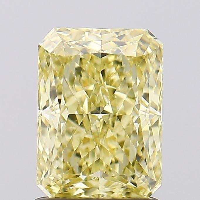 1.67 Ct. Fancy Vivid Yellow Radiant Lab Grown Diamond