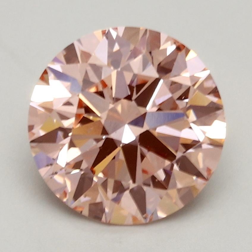 2.00 Ct. Fancy Intense Pink Round Lab Grown Diamond