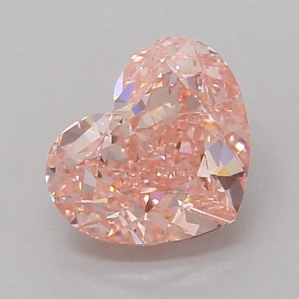 1.49 Ct. Fancy Vivid Pink Heart Lab Grown Diamond