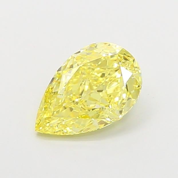 1.09 Ct. Fancy Intense  Yellow Pear Lab Grown Diamond