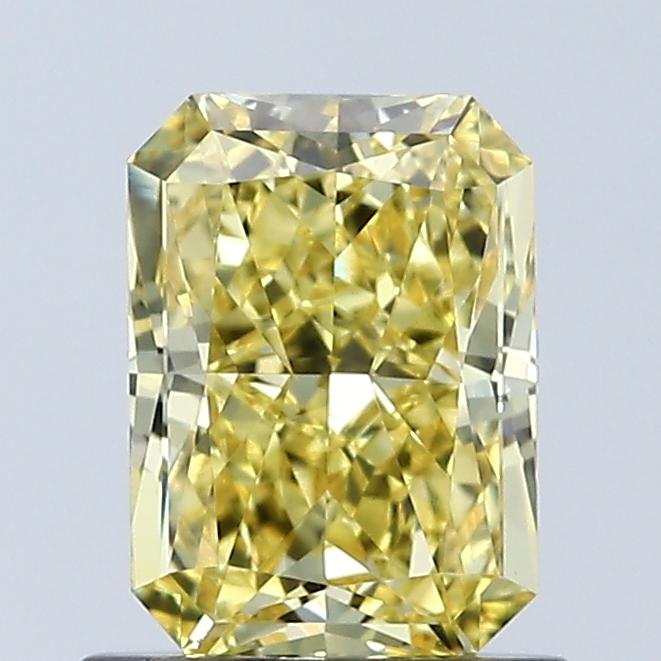 1.05 Ct. Fancy Vivid Yellow Radiant Lab Grown Diamond